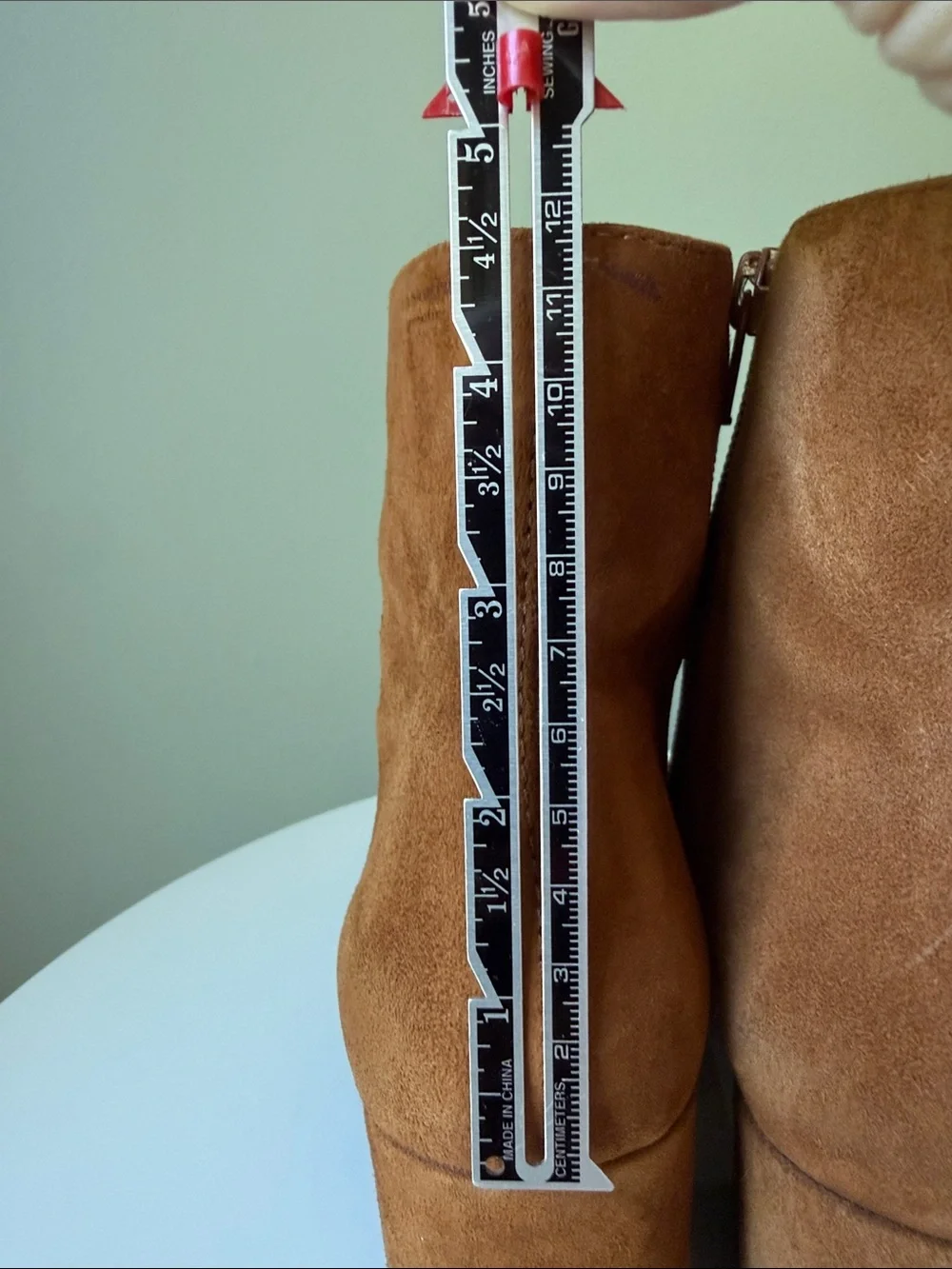 Vagabond Shoemakers Brown Suede Ankle Boots Block Heel Minimalist Zip Booties